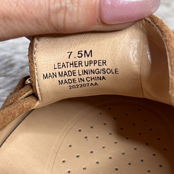 Alex Marie | Farin Suede Chain Hardware Loafer Pumps, in Camel - Picture 12 of 15